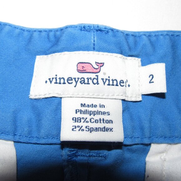 Vineyard Vines Blue Chino Everyday 4" Shorts Women's 2 - Picture 9 of 9
